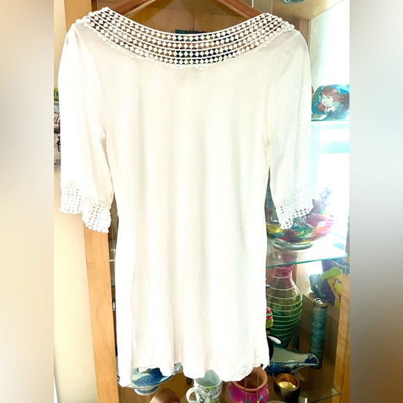 NWOT Pool/Beach Cover Up ☀️Lovely Trim M - Picture 2 of 7